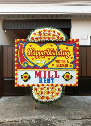 Papan Bunga Pernikahan semarapura kelod kangin