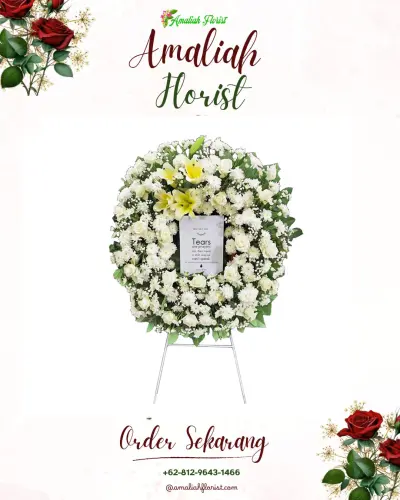 Krans Bunga Duka Cita semarapura kelod kangin